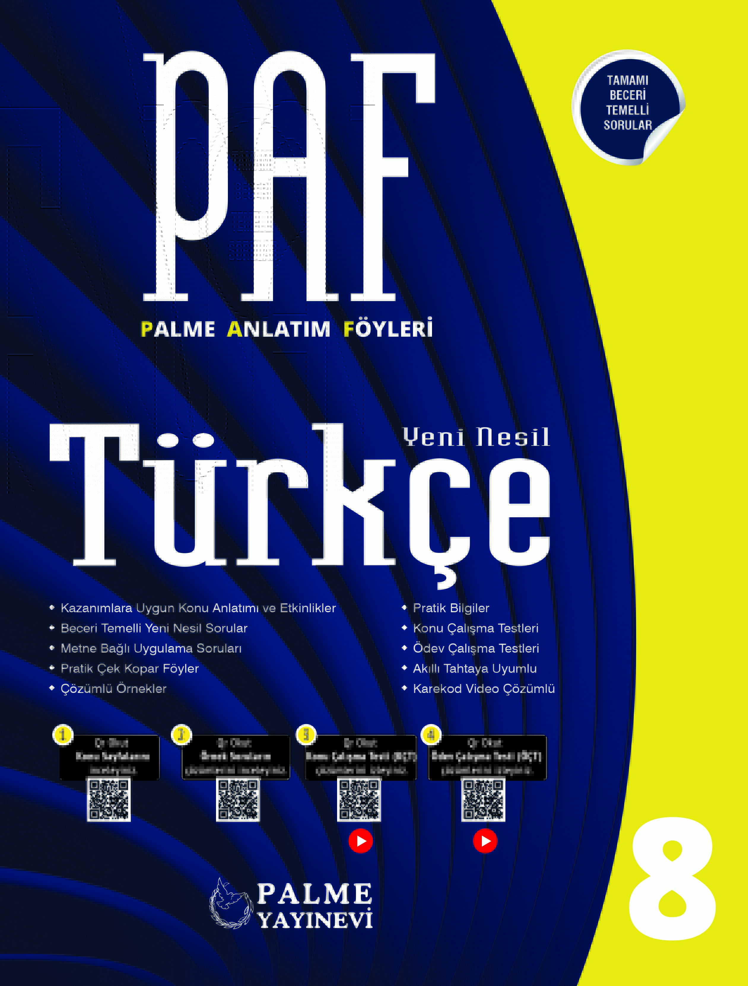 8. Sınıf Türkçe Paf kapak görseli